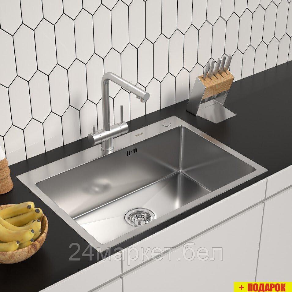 Кухонная мойка ARFEKA ECO AR 700*500 SATIN