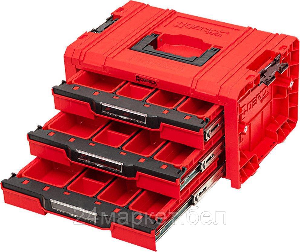 Ящик для инструментов Qbrick System PRO Drawer 3 Toolbox Expert RED Ultra HD