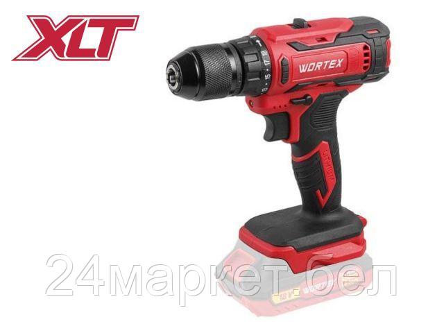 Аккум. дрель-шуруповерт WORTEX BD 1820-1 Li в кор. ALL1 SOLO (18.0 В, БЕЗ АКБ и З/У, 2 скор., 30 Нм, шурупы до 8 мм) 329360