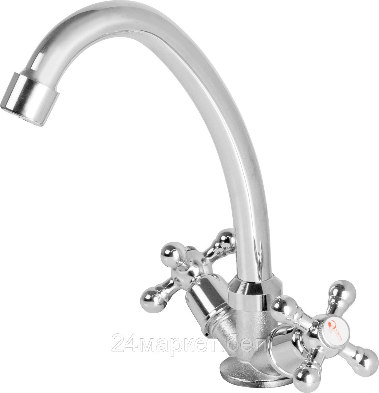 Смеситель для кухни вентильный (тип I), серия 480 ECONOCE (Смеситель для кухни вентильный, длина 127 мм, высота 227 мм, поворотный) EC0481