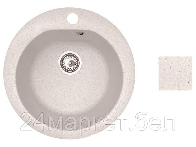 Мойка кухонная из искусственного камня GOLD песочный 505х505 mm, AV Engineering