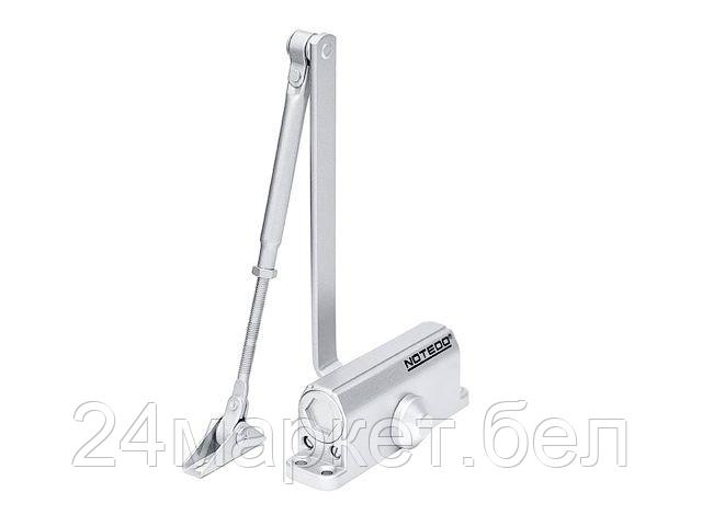 NOTEDO Китай Доводчик дверной гидравлический NOTEDO DC-060-I (20-60кг) серебро