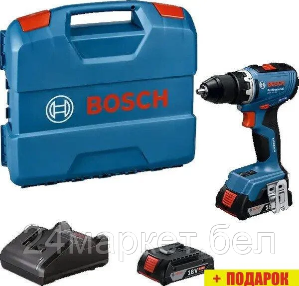 Дрель-шуруповерт Bosch GSR 18V-65 06019N3000 (с 2-мя АКБ, кейс)