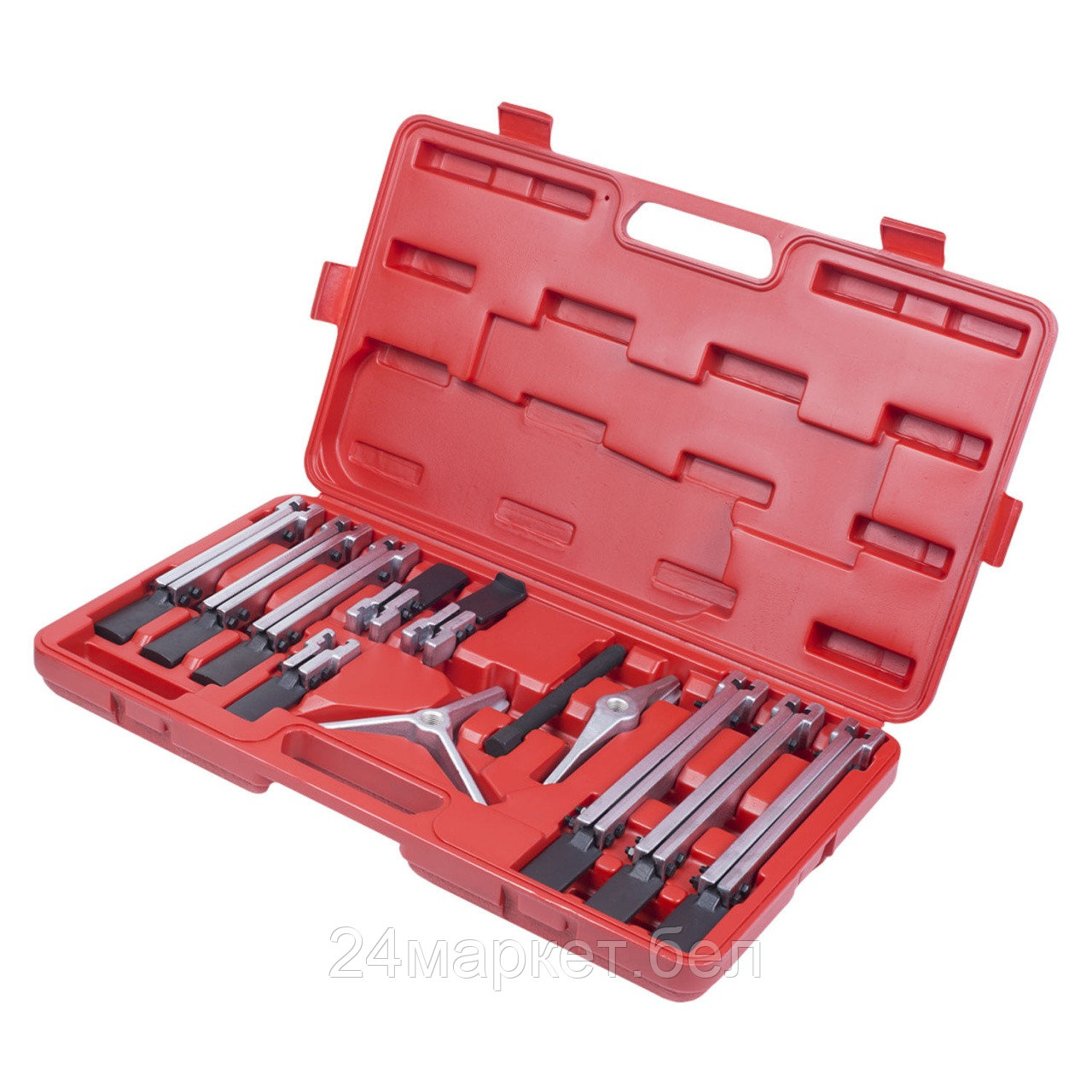 МАСТАК 104-12012C МАСТАК Съемник подшипников, 2-х и 3-х захватный, кейс, 12 предметов