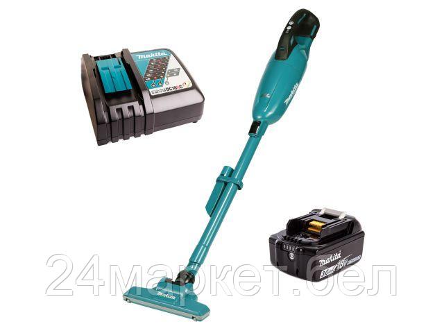 Аккум. пылесос MAKITA LXT DCL284FRF в кор. (18.0 В, 1 акк., 3.0 А/ч, Li-Ion, ЗУ, 0.73 л, самоочистка: нет) DCL284FRF