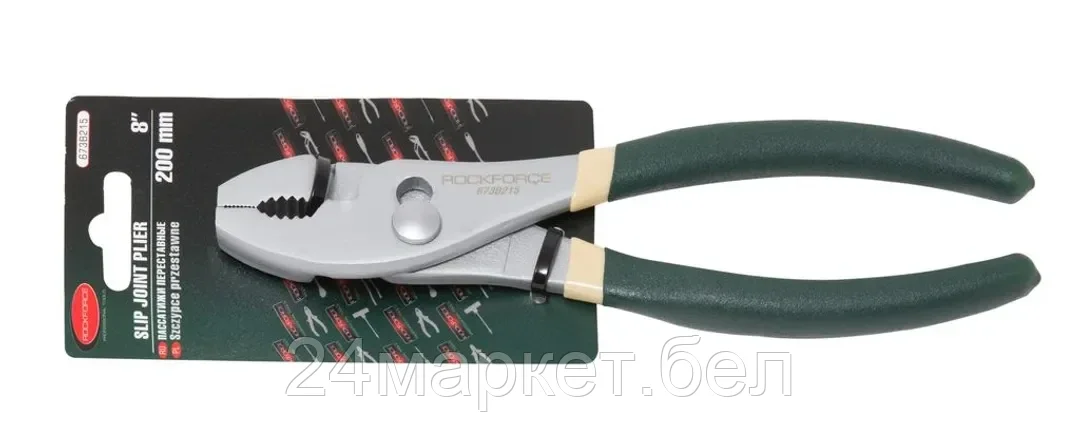 Пассатижи переставные двухпозиционные 10"-250мм, на блистере Rock FORCE RF-673B250