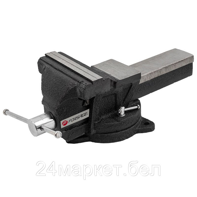 F-6540106 Forsage Тиски стальные поворотные с наковальней 6" (150мм)