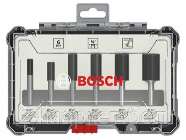 BOSCH Китай Набор пазовых фрез 1/4 дюйма (6шт) BOSCH