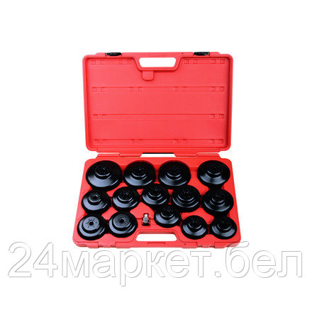 Licota ATA-0291 Набор чашек для съема масляных фильтров, 15 предметов