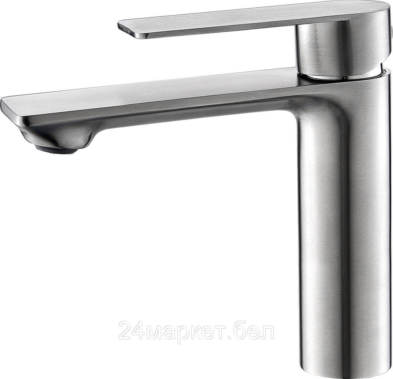 Смеситель для умывальника (SUS 304) D35, серия LES  AV Engineering (Длинный излив, длина 131 мм, высота 135 мм, монолитный) AVLES1-BW1