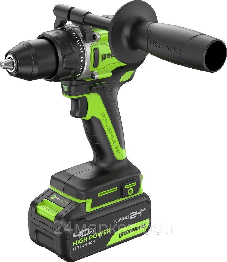 Дрель-шуруповерт Greenworks GD24DD90 3707507CUD (с 2-мя АКБ)