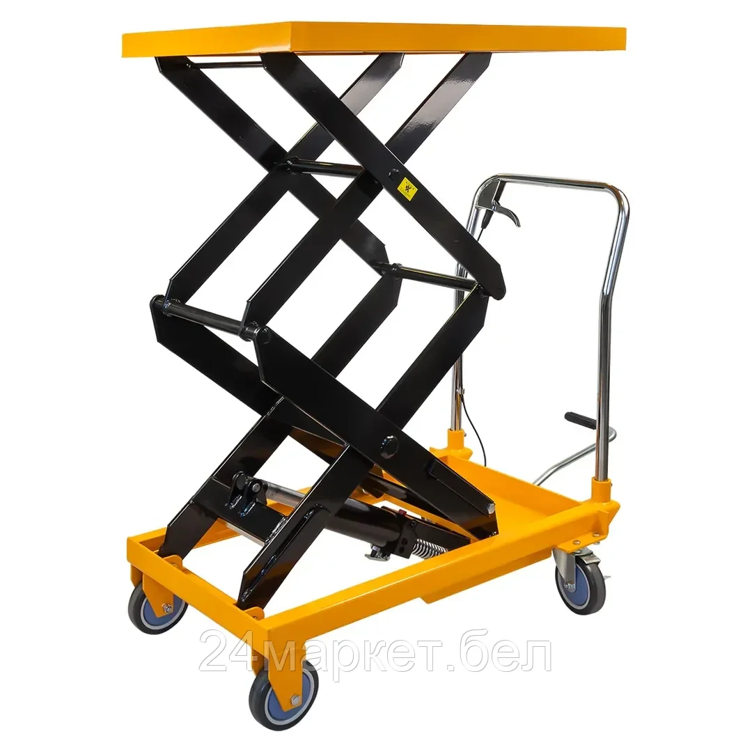 JCB-TP04001 JCB Тележка для перевозки агрегатов гидравлическая г/п 300кг (h min 350мм, h max 1285мм, платформа 820х520мм)