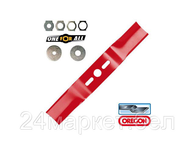 Нож для газонокосилки 38 см изогн. универсальный OREGON