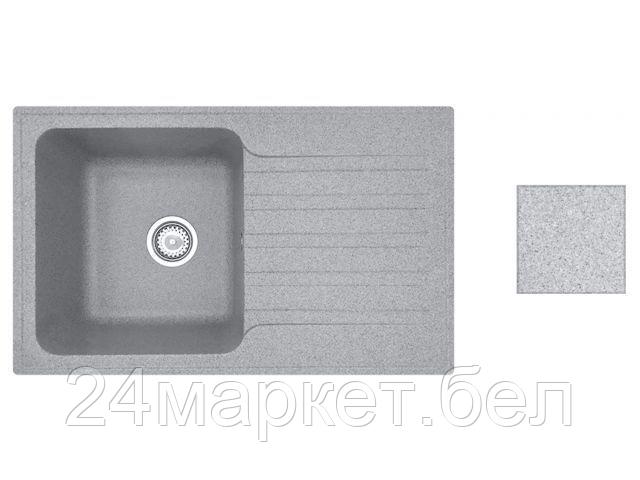 Мойка кухонная из искусственного камня ART серый 770х475 mm, AV Engineering