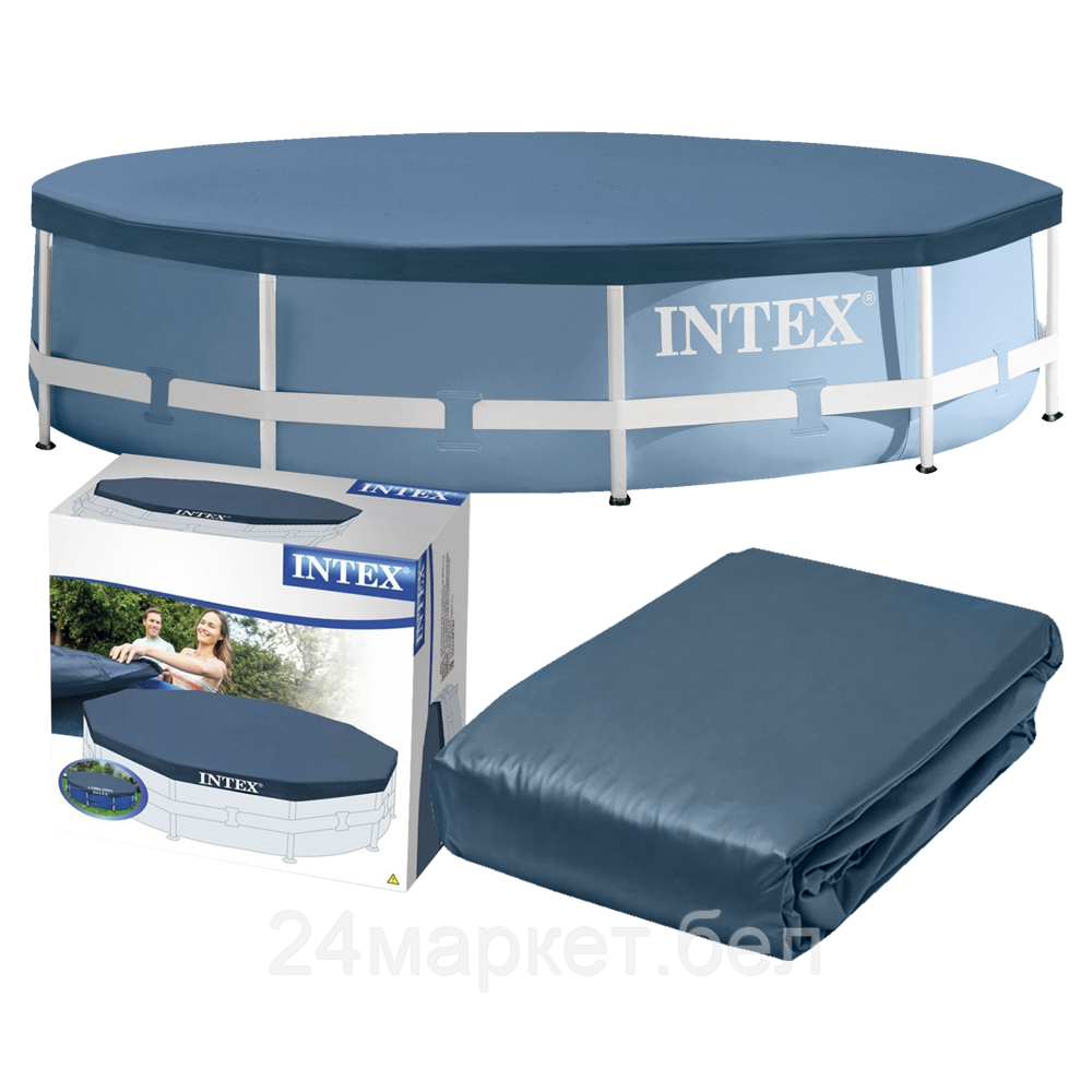 Тент-чехол для каркасных бассейнов INTEX, 305 см,28030 Intex