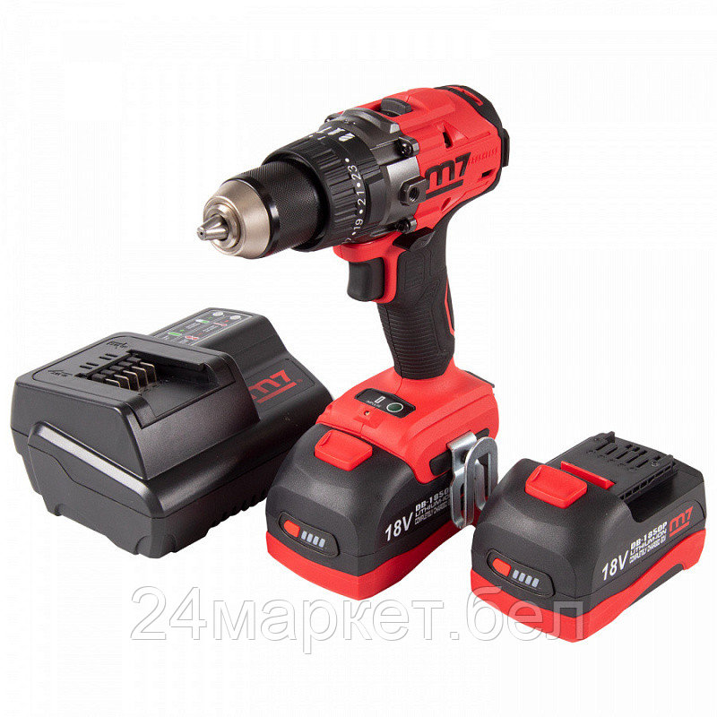 MIGHTY SEVEN DH-101A MIGHTY SEVEN Аккумуляторная дрель-шуруповерт 18 В, ударная, кейс