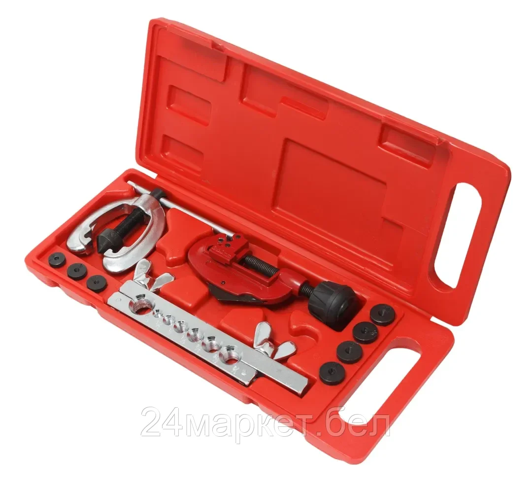 Набор для развальцовки трубок, 10пр. (3/16", 1/4", 5/16", 3/8", 7/16", 1/2", 5/8"), в кейсе Partner PA-656