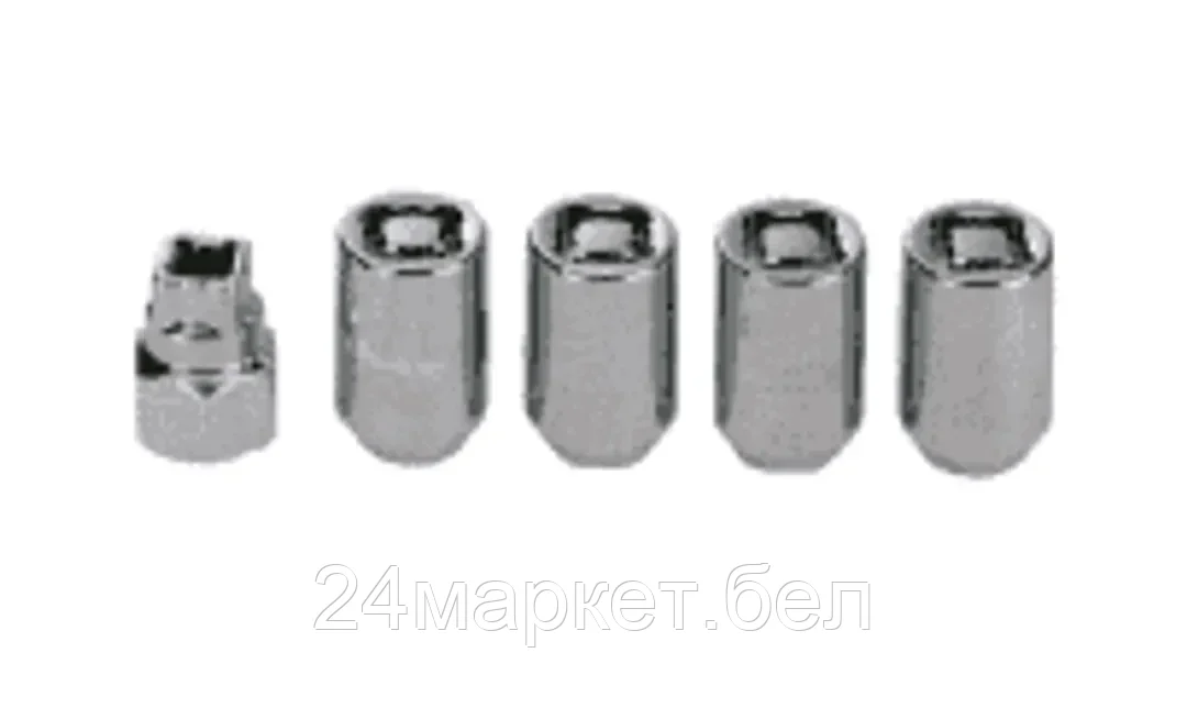 FORSAGE Набор секретных гаек на колесные диски 1/2"RH 5пр. Forsage F-644205