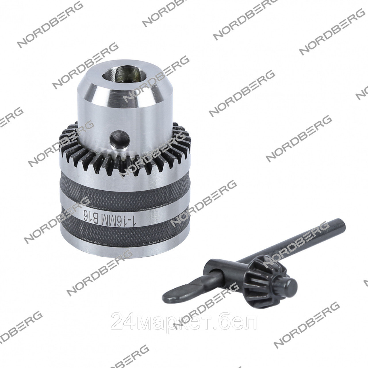 NORDBERG ND16KP Патрон сверлильный под ключ B16 для ND2053P, ND2554P, ND25116P,  ND2053PV, ND2554PV, ND25116PV