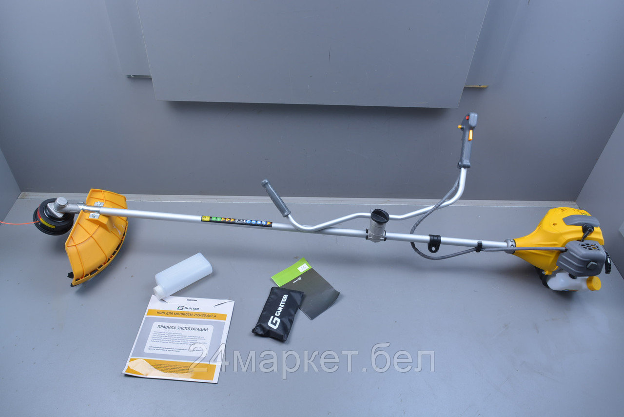 Мотокоса GUNTER MSG-192 с пильным диском и головкой уцененный (0061532432)