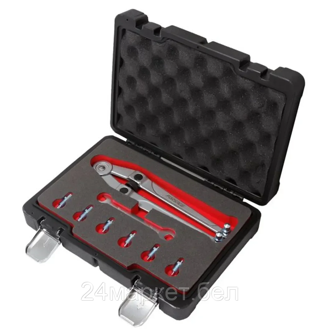 FORSAGE Фиксатор шкивов с универсальный(Ø:2.5/4, 3/5, 6/8, 7/9мм), в кейсе "Premium" Forsage F-915G1UD