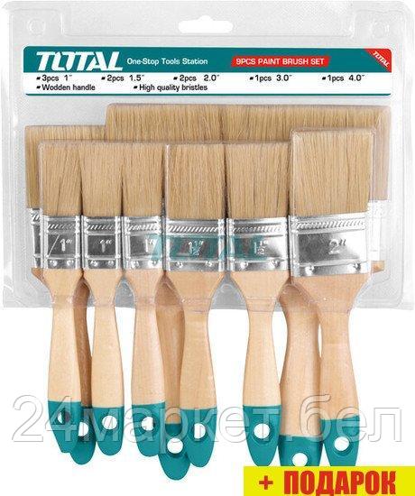 Кисть малярная Total THT8414091 (9 шт)