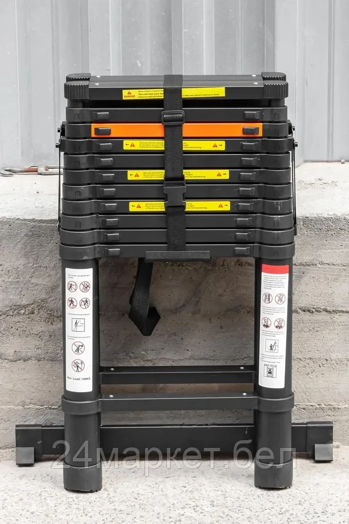 Стремянка телескопическая алюм. бытовая 3.5м (12+12 ступ.) Rock FORCE RF-UP350-2