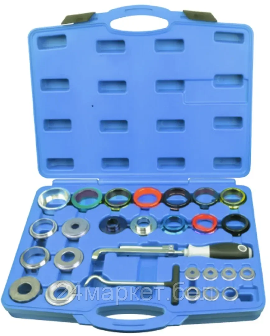 Rock FORCE Набор приспособлений и оправок для снятия и установки сальников 27пр, в кейсе Rock FORCE RF-927G1