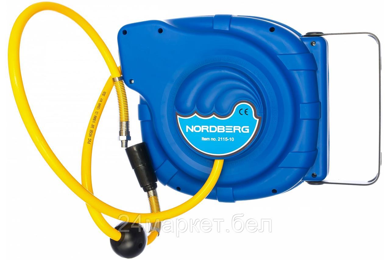 NORDBERG 2115-10 NORDBERG ШЛАНГ 2115-10 воздушный на катушке PVC Ø10x16мм (14+1 м)