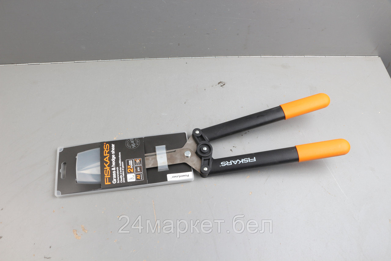 Ножницы для живой изгороди PowerLever FISKARS уцененный (0117877500)