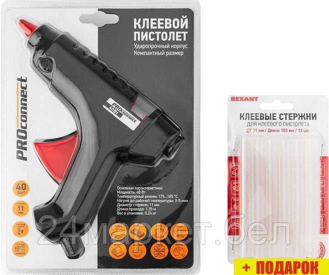 Термоклеевой пистолет Rexant ПК02 12-1702
