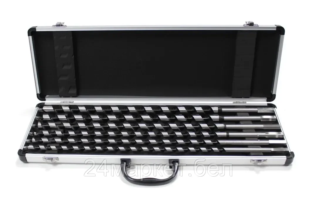 FORSAGE Набор сверел Левиса по дереву 6пр.(10,12,14,16,18,20мм; L-460мм),в аллюм. кейсе Forsage F-3299