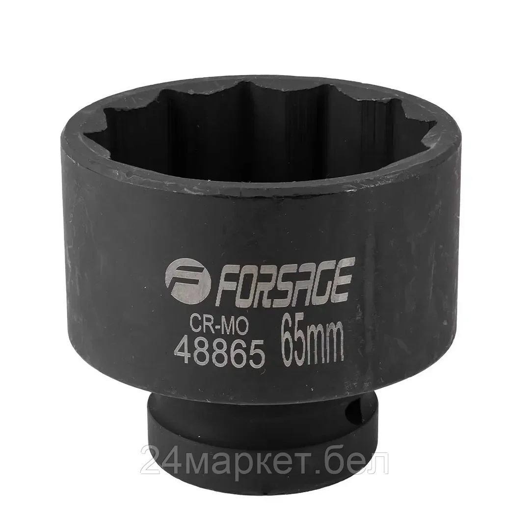 FORSAGE Головка ударная 65мм (12гр.),1" Forsage F-48865