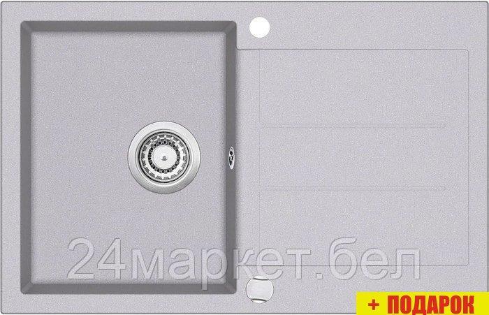 Кухонная мойка Aquasanita Tesa SQT101AW (alumetallic 202)