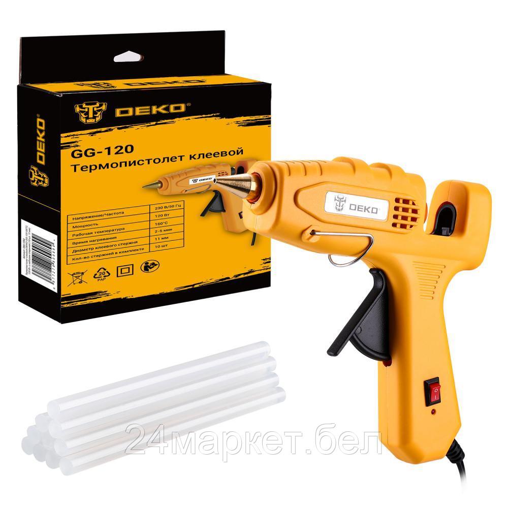Термоклеевой пистолет Deko GG-120 SET2