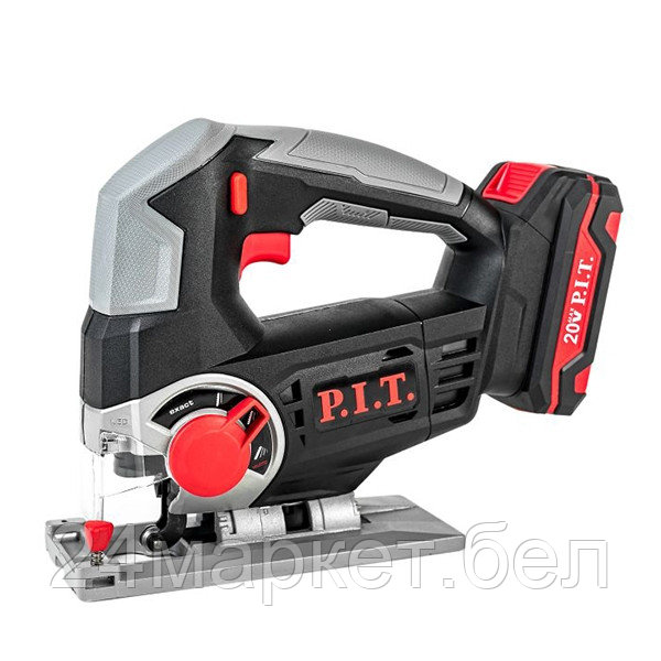 Лобзик аккум. P.I.T. PST20H-80A/2 (20В, 80мм,0-2400об/мин, БЗП, маятн., 2акб 2Ач, ЗУ, кейс)