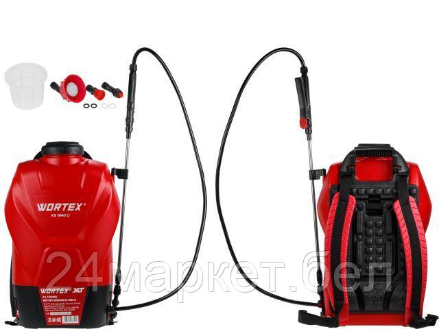 Аккум. опрыскиватель WORTEX KS 1640 Li в кор. ALL1 XLT SOLO 18В, 16 л (мягкая спинка, ручка для переноски) 1335855