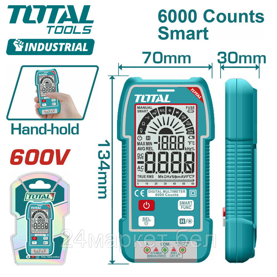 Мультиметр Total TMT516004