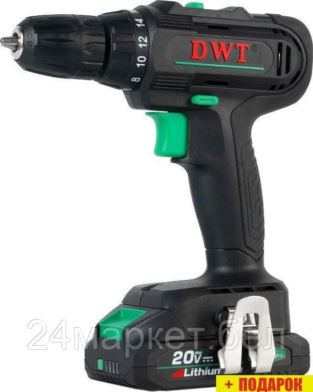 Дрель-шуруповерт DWT ABSP-20 NF-2 BMC (с 2-мя АКБ, кейс)