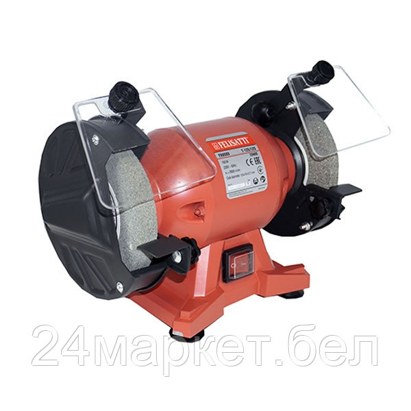 Электроточило, 125/120, 220 В/50 Гц, 120 Вт, 2950 об/мин, круг 125 мм, посад. 12,7 мм (FT8901 Felisatti)