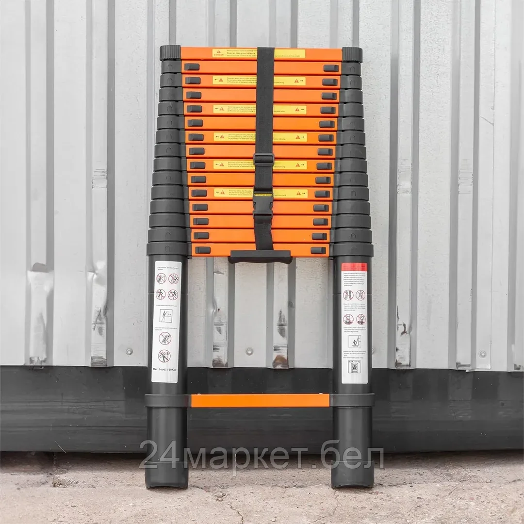 ISMA-UP470 ISMA Лестница телескопическая алюм. бытовая 4.7м (16 ступ.)