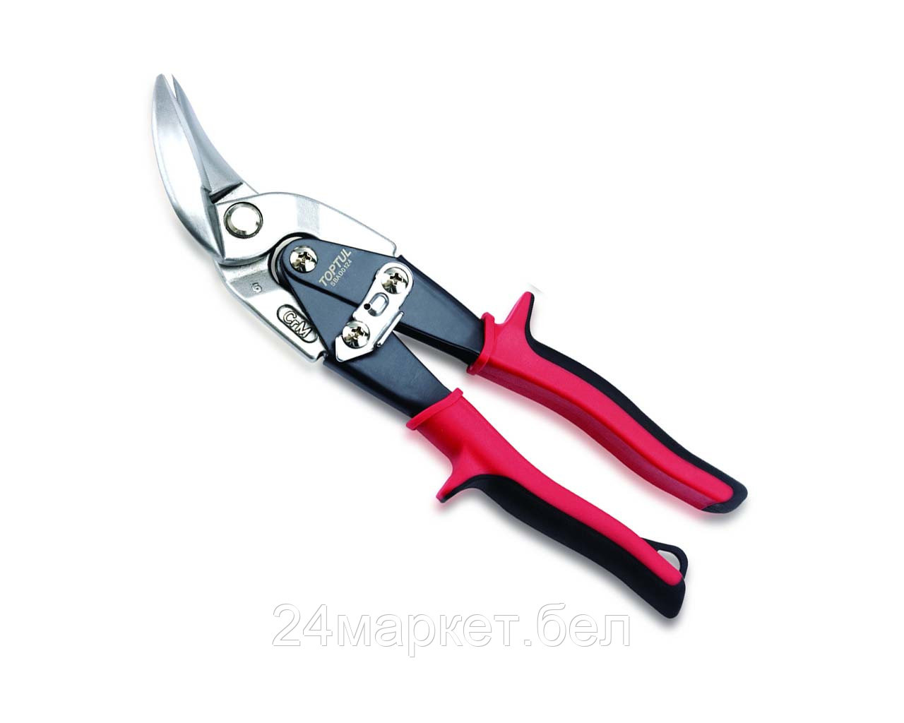 Ножницы по мет. изогнутые 240мм левые TOPTUL SBAD0124