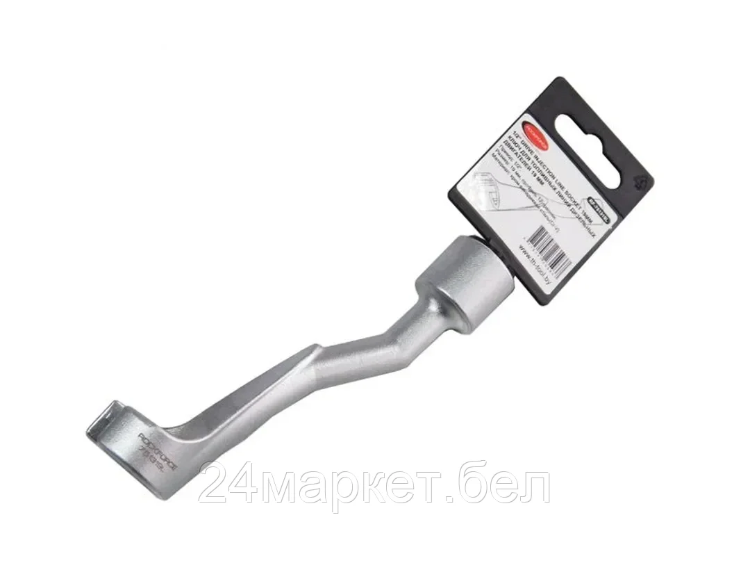 Ключ разрезной L-образный для топливных линий дизельных двигателей 14мм 12гр., 1/2" Rock FORCE RF-751314L