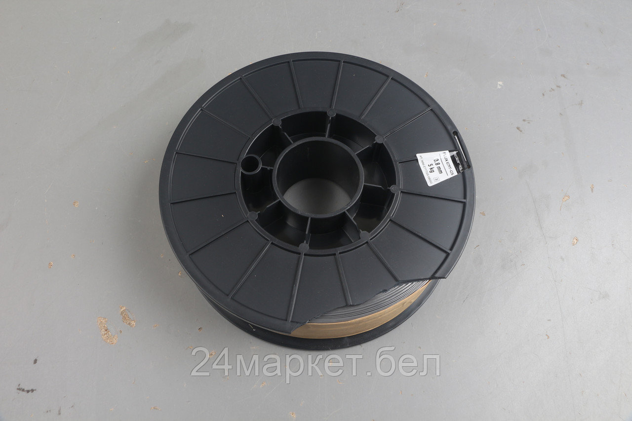 Проволока сварочная FLUX E71T-GS ф0,8мм (сварка без газа) (катушка 5кг) SOLARIS уцененный (0433467