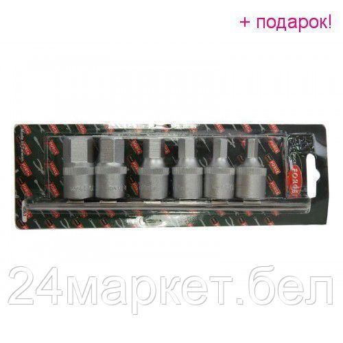 Rock FORCE Набор головок 6-гранных для маслосливных пробок, 6пр., 1/2"(8,10,12,14,17,19мм) Rock FORCE RF-4063