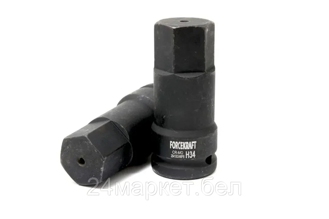 ForceKraft Головка-бита ударная 6-гранная 34мм,3/4" FORCEKRAFT FK-26410034MPB