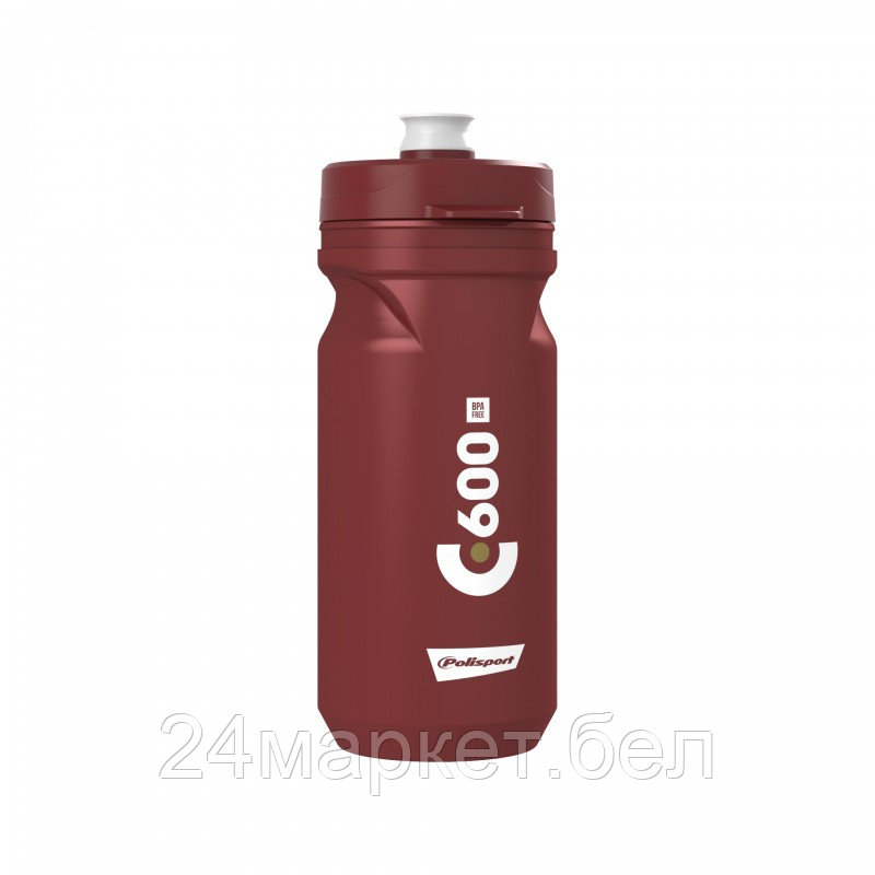 Велофляга C600, 600 мл, бордовая, 8644800014 POLISPORT