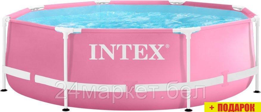Каркасный бассейн Intex Pink Metal Frame 28290 (244х76 см)