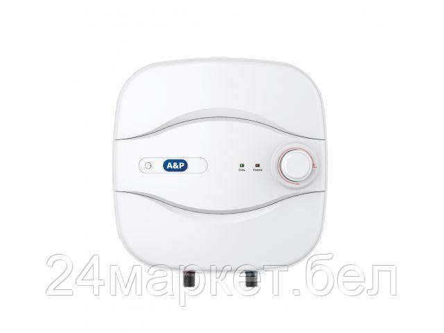 Накопительный электрический водонагреватель над мойкой A&P 310-15A