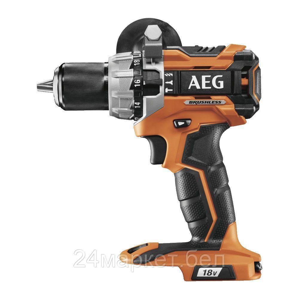 AEG Дрель-шуруповерт аккумуляторная ударная бесщеточная AEG BSB18C2BL-0 (без батареи) 4935472009